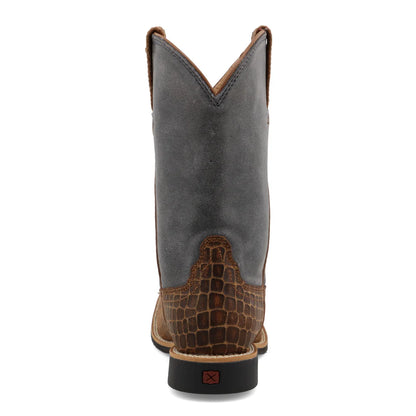 Twisted X Children's Top Hand Chocolate & Dusty Blue Boots YTH0017