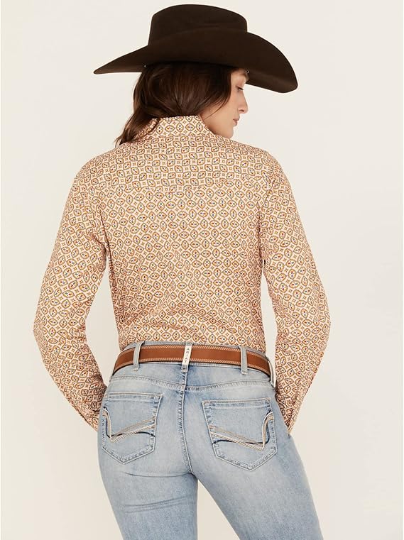 Cinch Ladies Long Sleeve Printed Snap Shirt