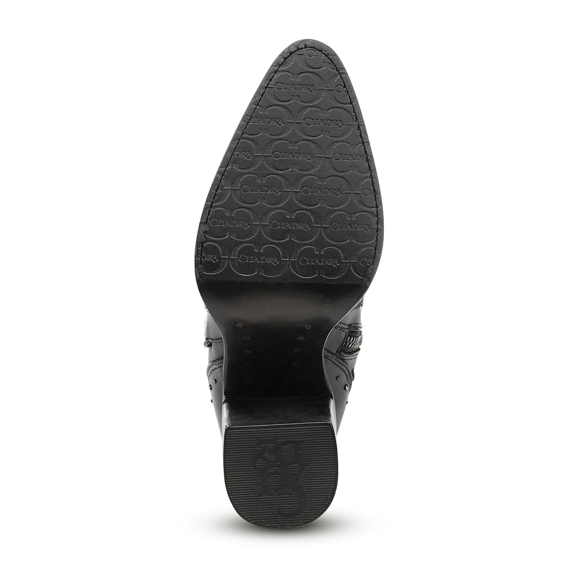 Cuadra Women’s Black Embroidery & Zipper Pointed Toe CC337