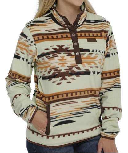 Cinch Women's Polar Fleece Aztec Pullover