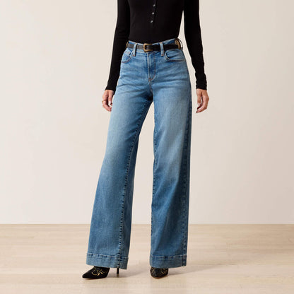 Ariat Women’s High Rise Revel Vilma Ultrastretch Wide Leg Jeans 10078930