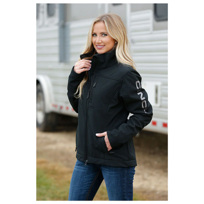 Cinch Ladies Concealed Carry Bonded Jacket Black/Grey