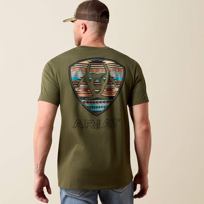 Ariat Men’s Rust Serape Shield T-Shirt 10079616