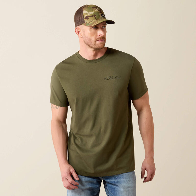Ariat Men’s Rust Serape Shield T-Shirt 10079616