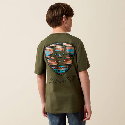 Ariat Boys Rust Serape Shield T-Shirt 10079615
