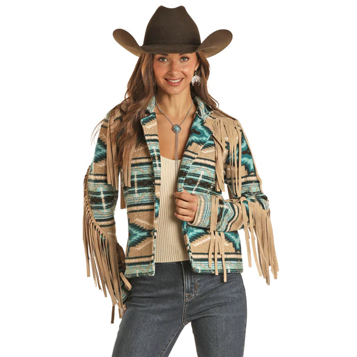 ROCK&ROLL FRINGE BERBER JACKET