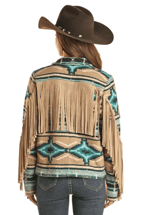 ROCK&ROLL FRINGE BERBER JACKET