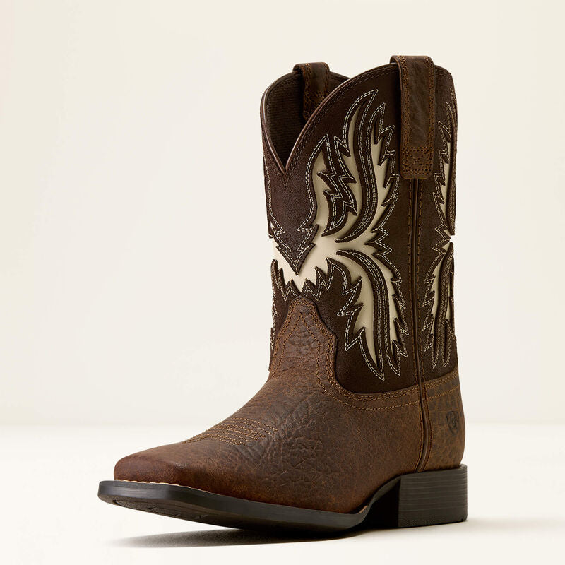 Ariat Boys Driftwood Wide Square Toe Western Boot 10080273