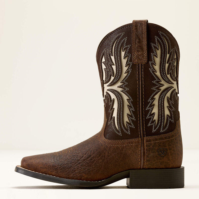 Ariat Boys Driftwood Wide Square Toe Western Boot 10080273