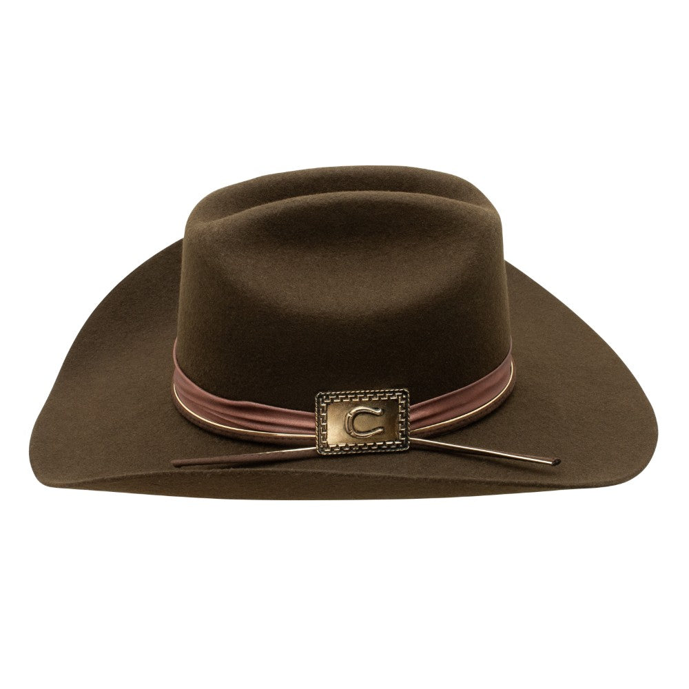 Charlie 1 Horse X Lainey Wilson Chocolate Songbird Felt Hat CWSNBD