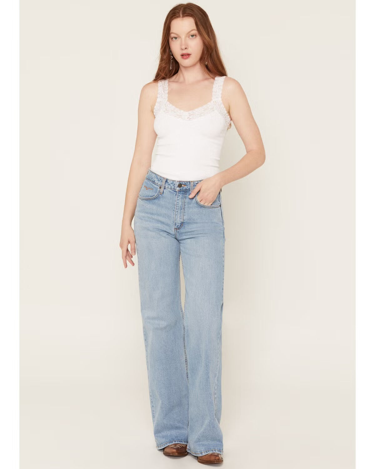 Kimes Ranch Women’s Zoey High Rise Wide Jeans WJE0000027-BL035