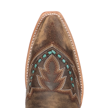 Dan Post Ladies Honey Brown Mesa Leather Western Boots DP7054