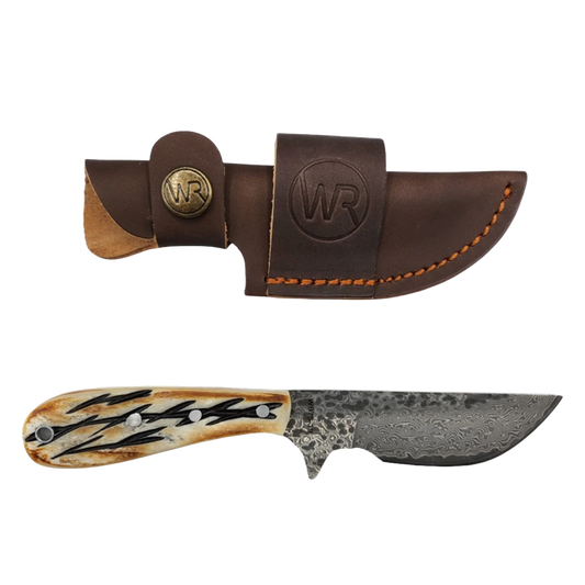 Whiskey Bent Burnt Orange Ciervo Skinner Knife WB75-19