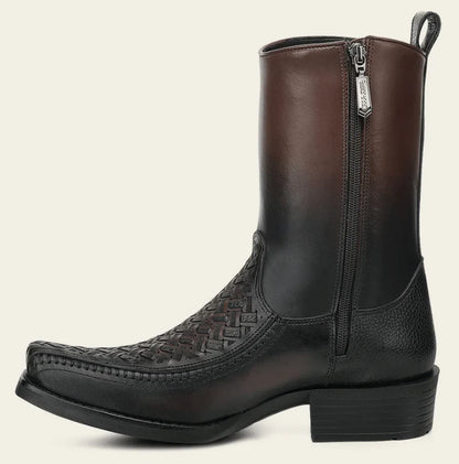 Cuadra Men's Zipper Brown Boot CC293