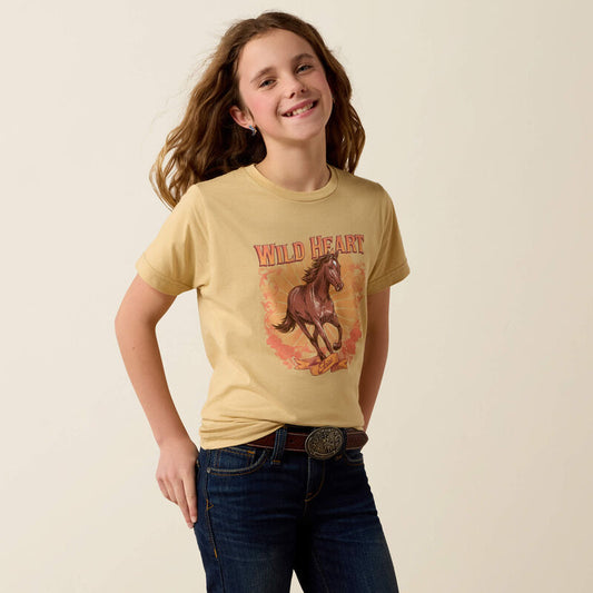 Ariat Girls Wild Heart SS T-Shirt 10082174