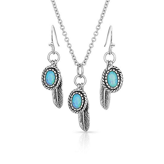 Montana Silversmiths Wishing on Hope Opal Jewelry Set JS4159