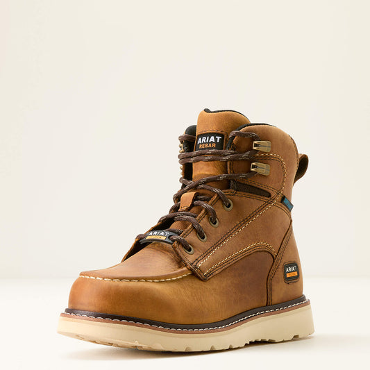 Ariat Women’s Rebar Wedge Moc Toe Waterproof Work Boot 10053718