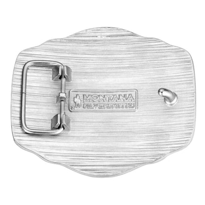 Montana Silversmiths On The Range Longhorn Buckle A1079P