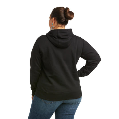 Ariat Women's Black Chest Logo Hoodie
