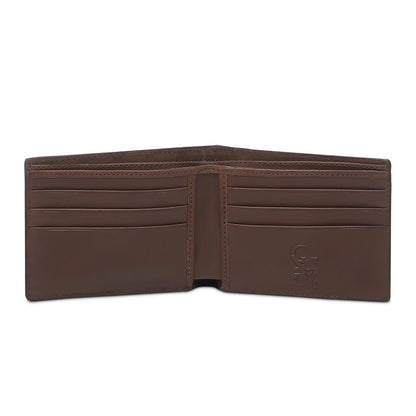 Cuadra Men’s Brown Leather Bifold Wallet DU715