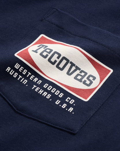 Tecovas Short Sleeve Oval Pocket T-Shirt M61122NVR