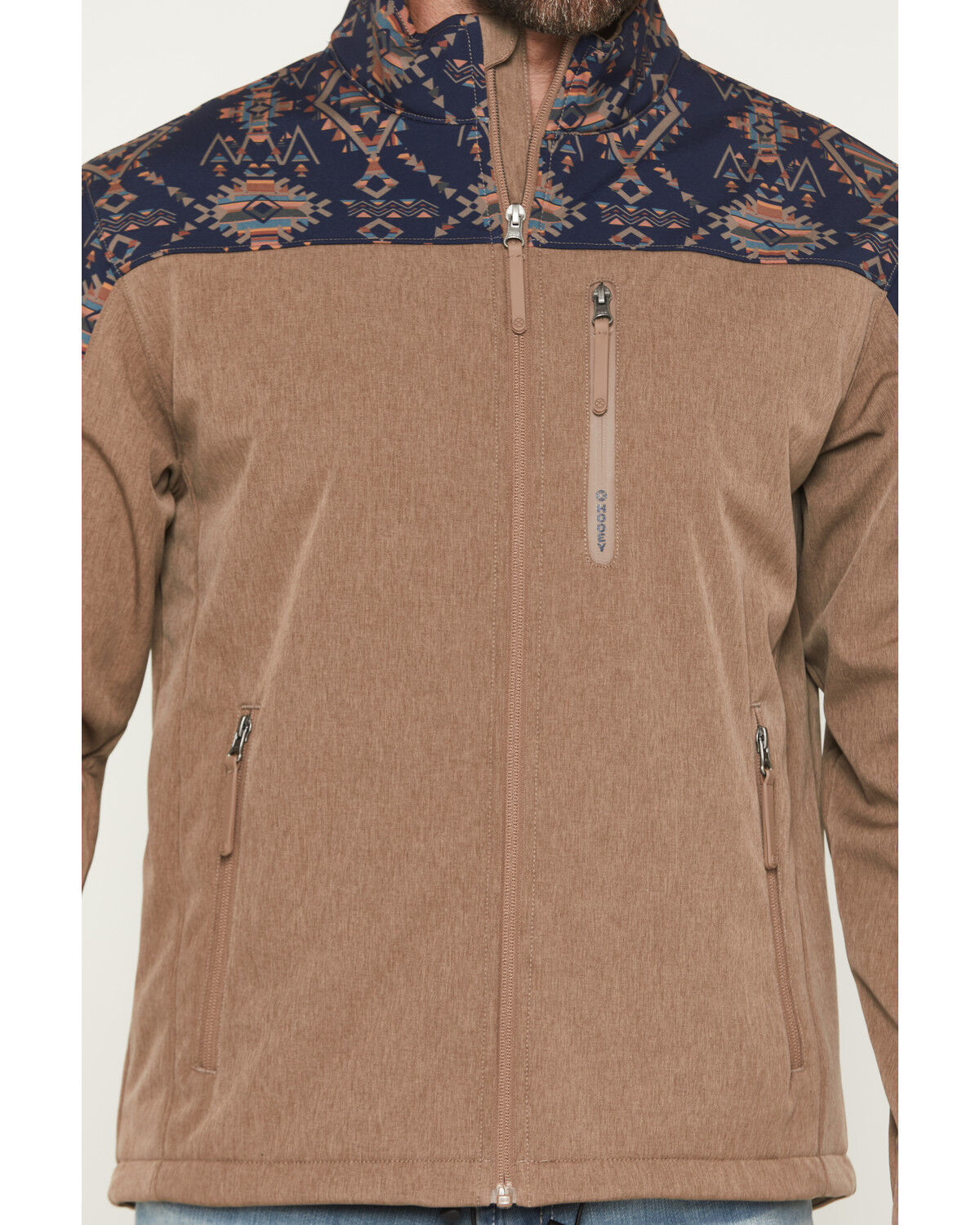 HOOEY MEN'S JACKSON HOLE SOUTHWESTERN SOFTSHELL JACKET