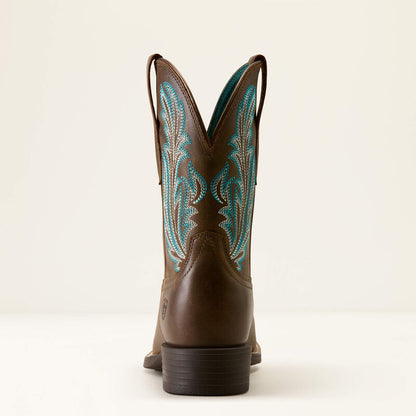 Ariat Women’s Round Up Filly Wide Square Toe Western Boot 10080408