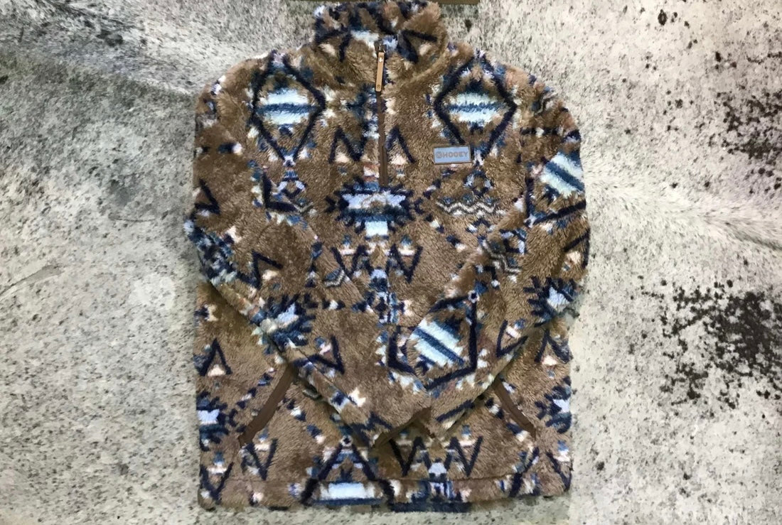 Hooey Telluride Fleece Pullover Ladies HFP026BRAZ