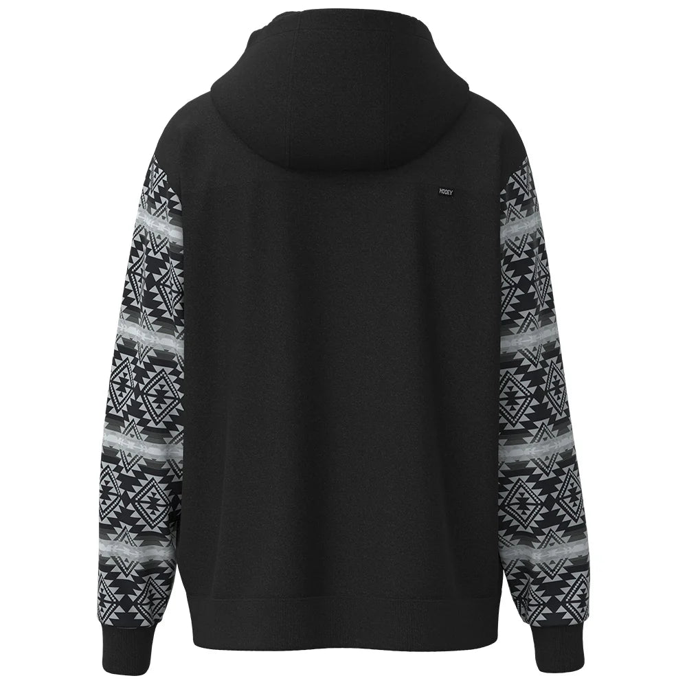 Hooey Youth "Legendary Polar Fleece" Black W/Aztec Hoody HH1339BKAZ-Y