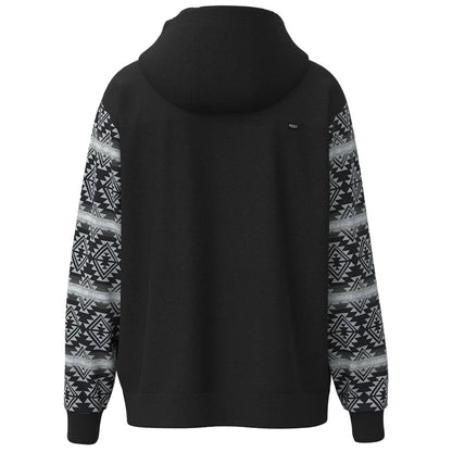 Hooey Youth "Legendary Polar Fleece" Black W/Aztec Hoody HH1339BKAZ-Y