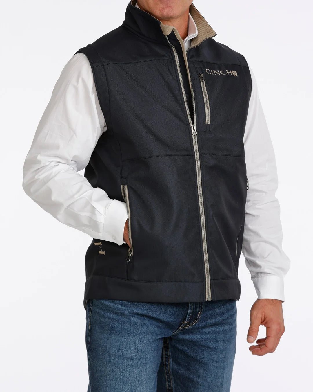 Cinch Men’s Bonded Navy Vest MWV1515032