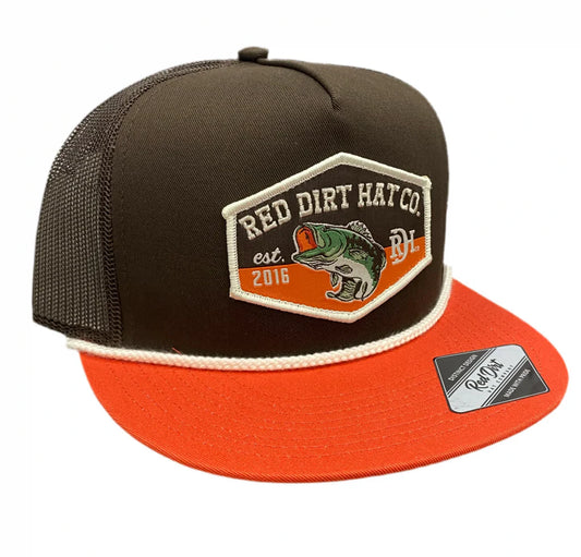 Brown Bass- Orange/Brown/Brown White Rope