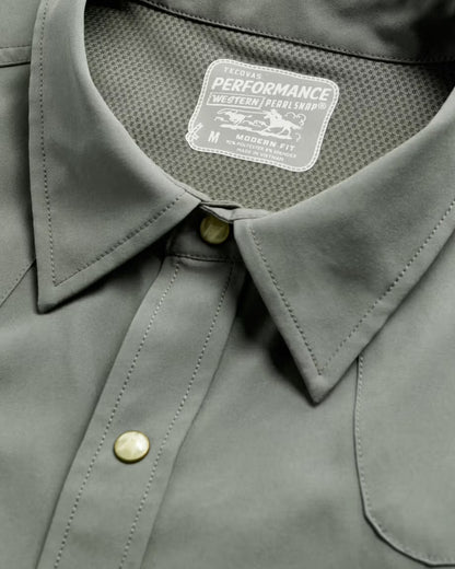 Tecovas Men’s Men's Performance Western Short Sleeve Pearl Snap M40364CAC