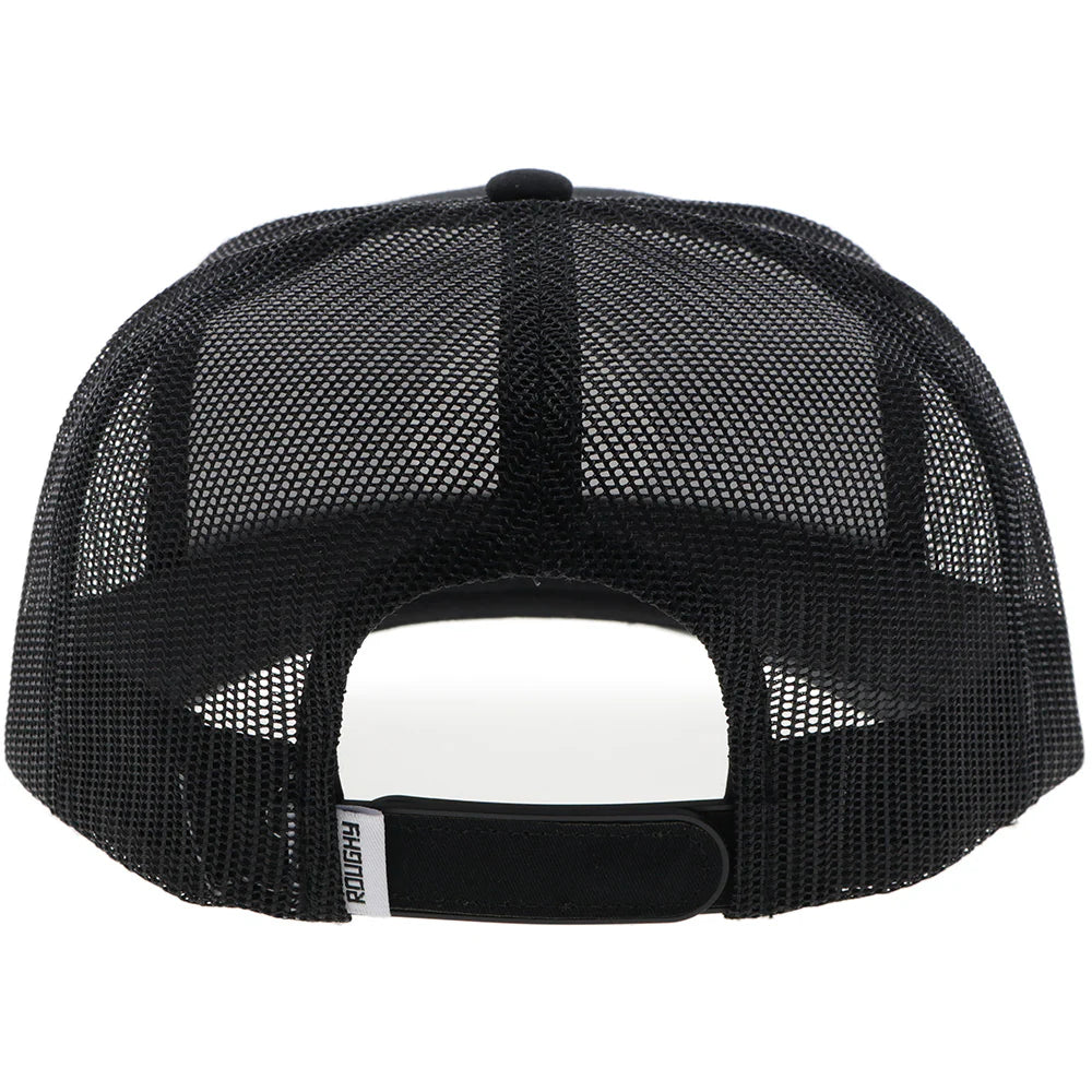 HOOEY "ROUGHY 2.0" HAT BLACK W/CIRCLE PATCH
