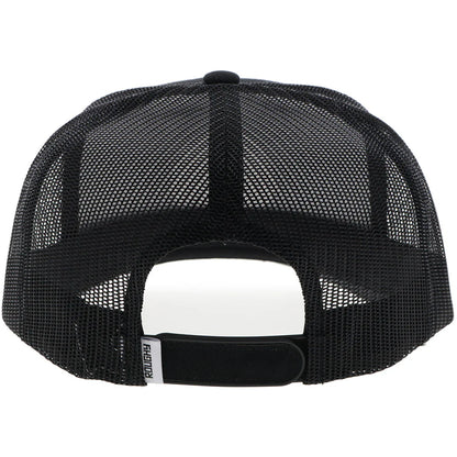 HOOEY "ROUGHY 2.0" HAT BLACK W/CIRCLE PATCH