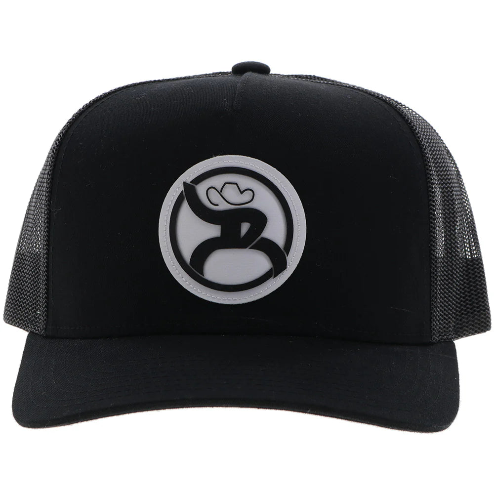 HOOEY "ROUGHY 2.0" HAT BLACK W/CIRCLE PATCH