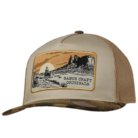 Ranch Craft Originals Men's Tan Desert Sunset Trucker Cap 191002308