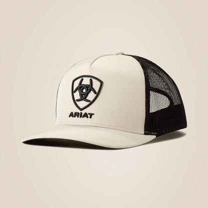 Ariat Mens Flexfit Logo Embroidered Cap White A3000876243