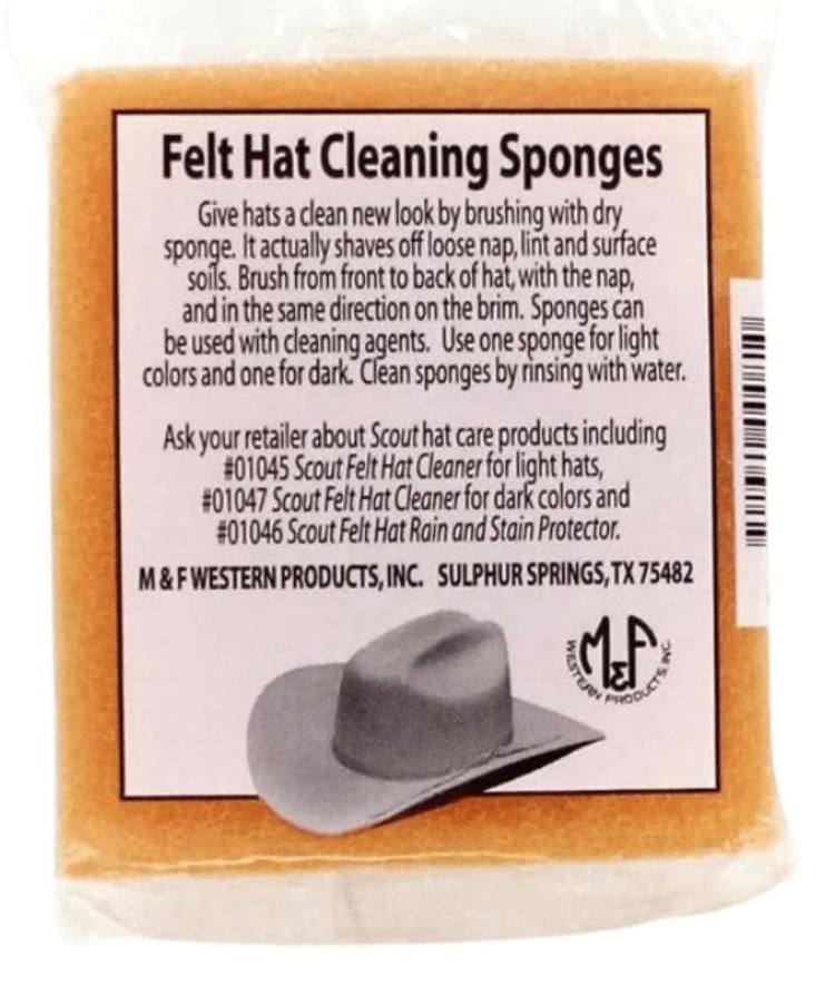 M & F Felt Cowboy Hat Cleaning Sponges