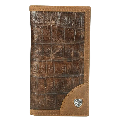 Ariat Gator Print Rodeo Bi-Fold Wallet A3523402