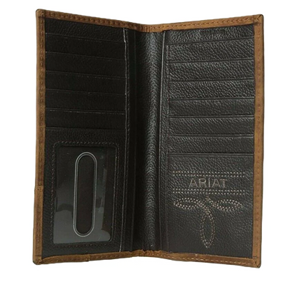 Ariat Gator Print Rodeo Bi-Fold Wallet A3523402