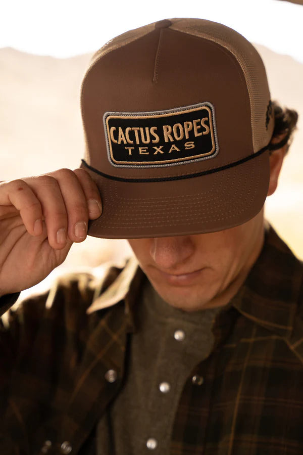 HOOEY "ZENITH" HOOEY HAT TAN/BLACK W/SERAPE PATCH