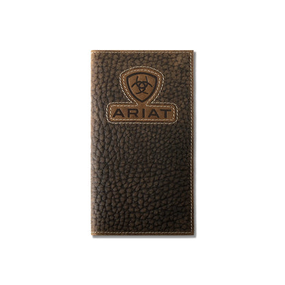 Ariat Rodeo Inlay Patch Brown Wallet A3564702