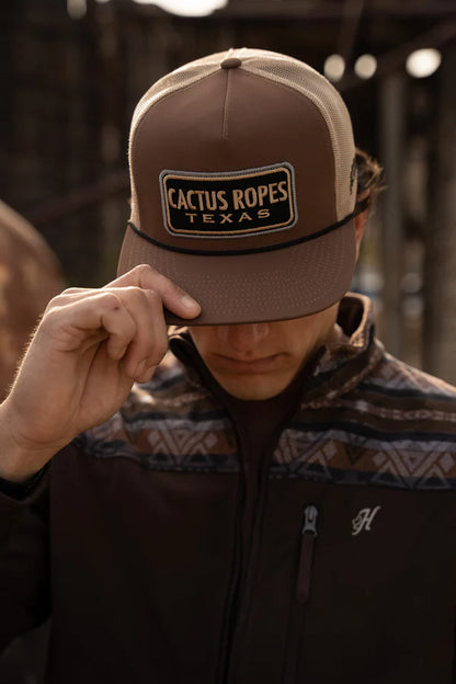 HOOEY "ZENITH" HOOEY HAT TAN/BLACK W/SERAPE PATCH