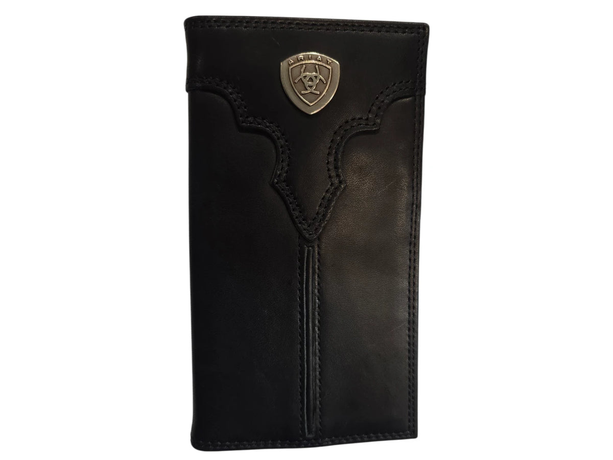 Ariat Center Bump Shield Black Rodeo Wallet A3549701