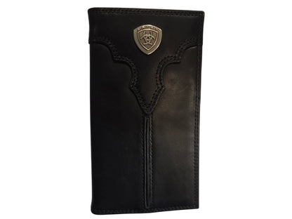 Ariat Center Bump Shield Black Rodeo Wallet A3549701
