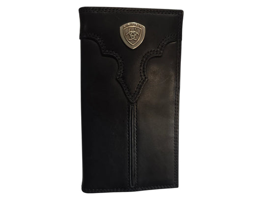 Ariat Center Bump Shield Black Rodeo Wallet A3549701