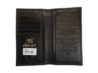 Ariat Center Bump Shield Black Rodeo Wallet A3549701