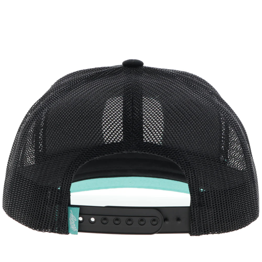 Hooey "Zenith" Black W/Serape Pattern Patch 2424T-BK