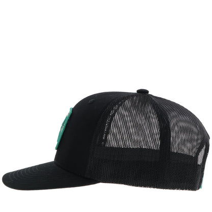 Hooey "Zenith" Black W/Serape Pattern Patch 2424T-BK